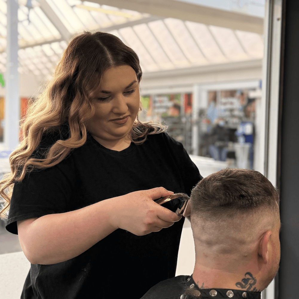 Ewelina - barber at Elliotts Hairdressing Bedford