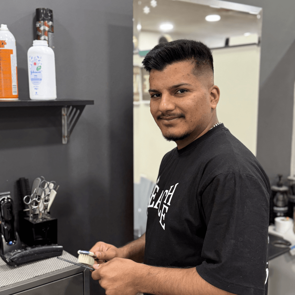 Sagar - barber at Elliotts Hairdressing Bedford