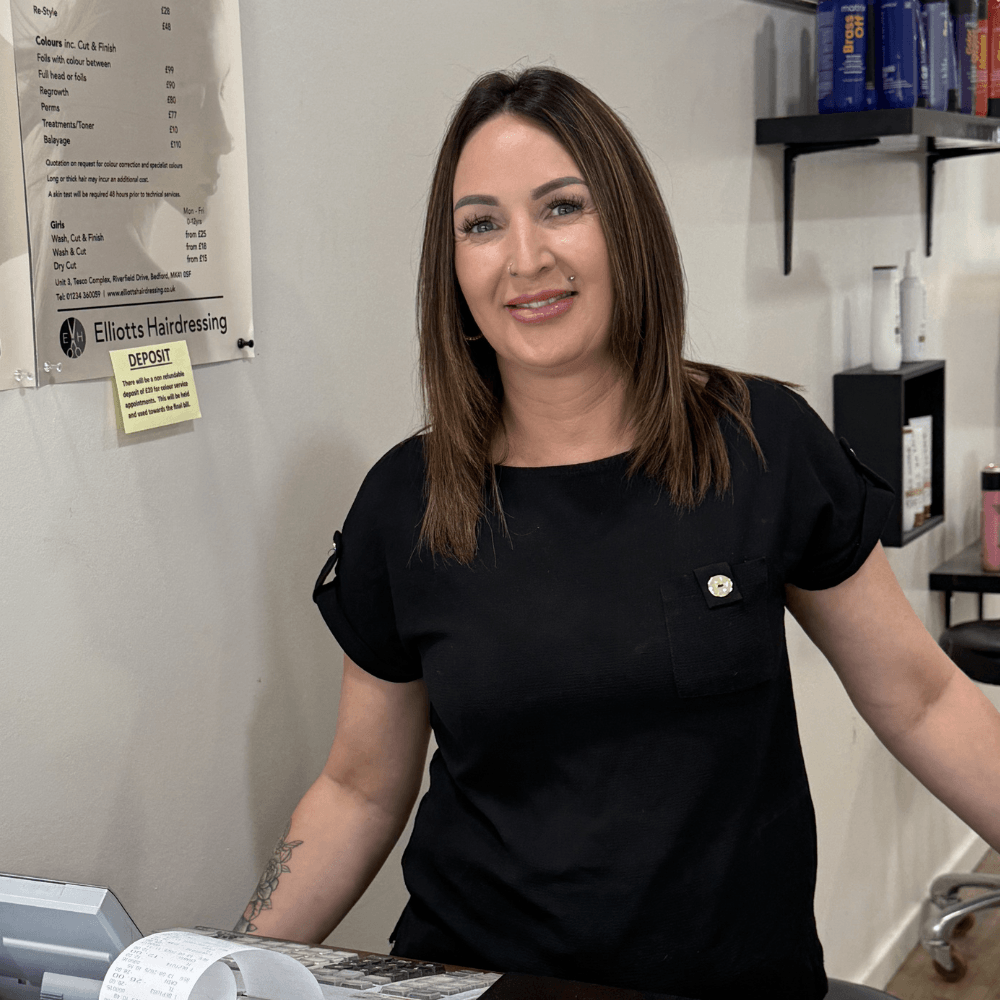 Jenny - barber at Elliotts Hairdressing Bedford