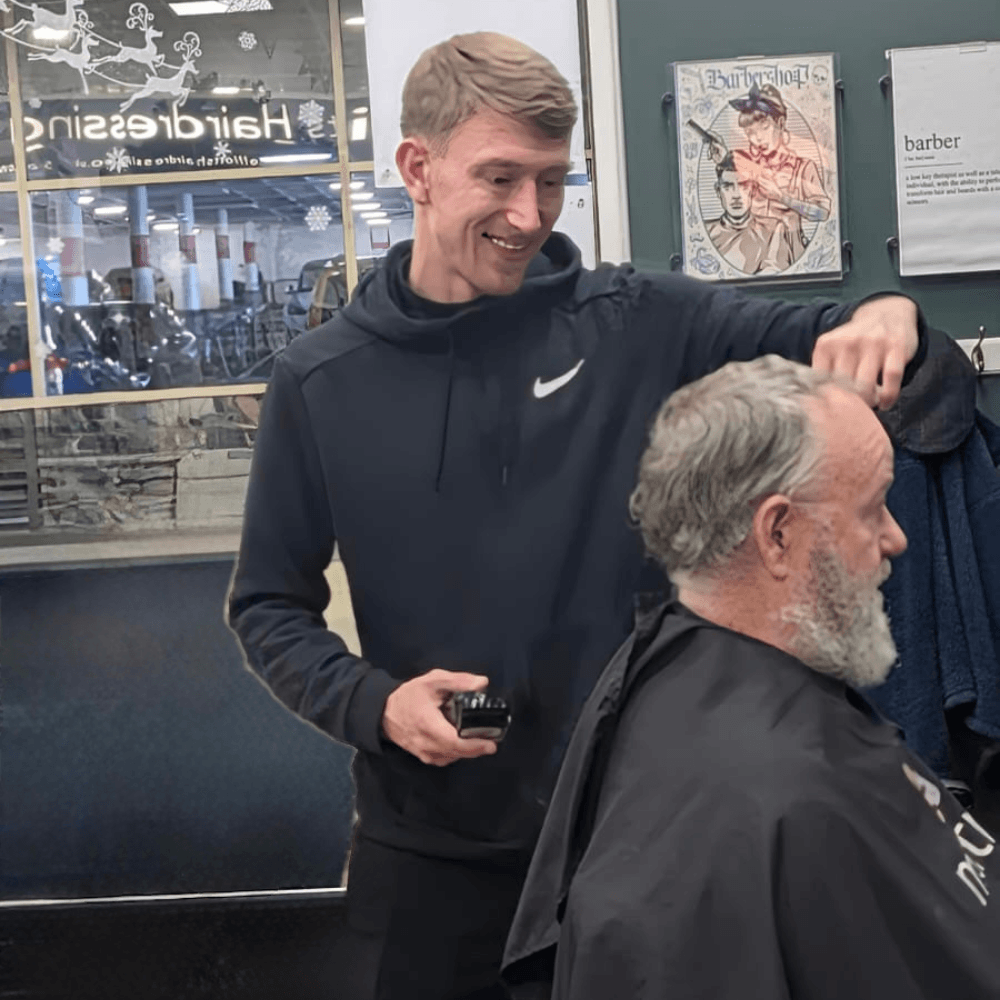 Jake - barber at Elliotts Hairdressing Weston Favell